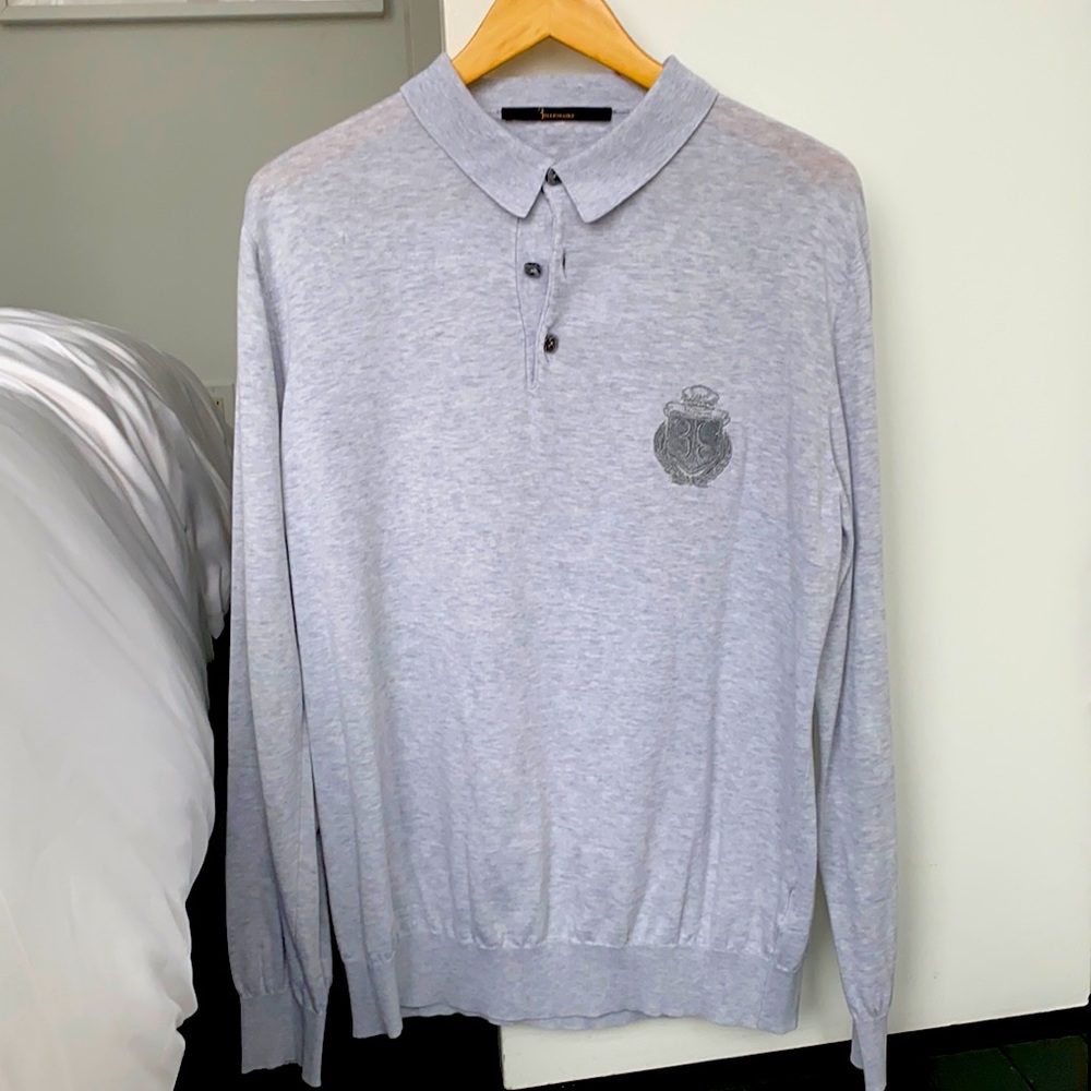 Billionaire Vintage Long Sleeve Polo Shirt XXL